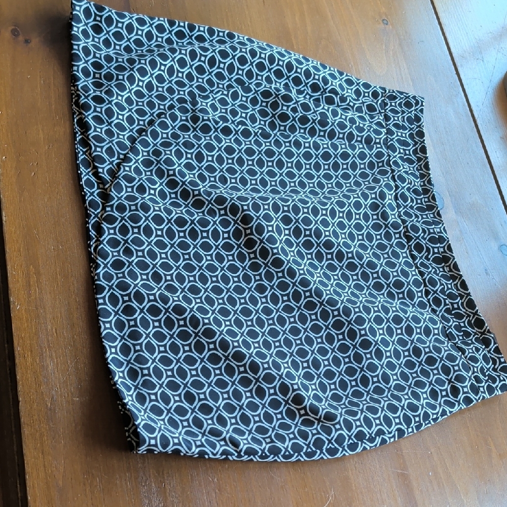 Banana Republic Black and White Mini Skirt 10